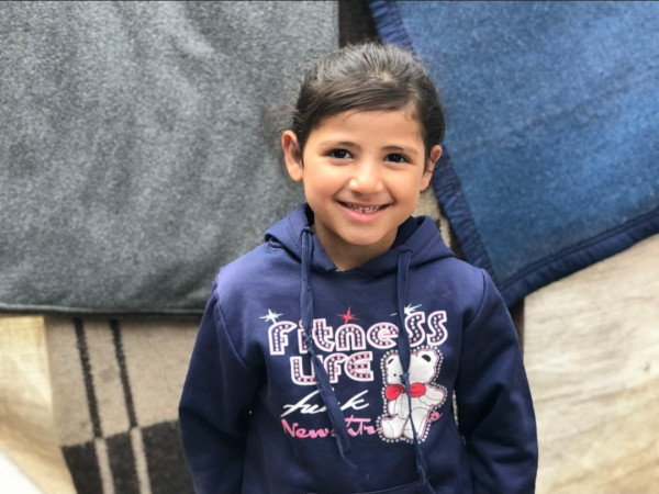 طفلتنا سنان يتيمة من غزة.