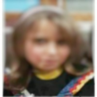 Touqa, an orphan girl from the city of Idlib