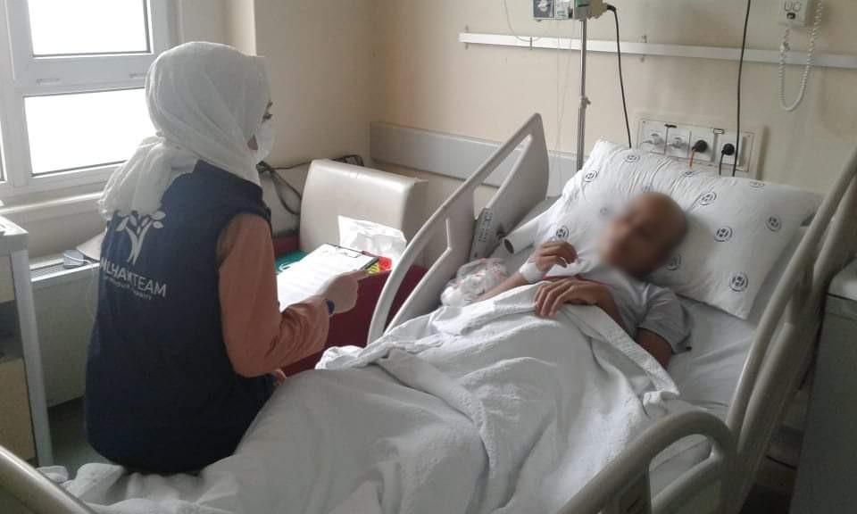 Khaled suffers bone marrow cancer