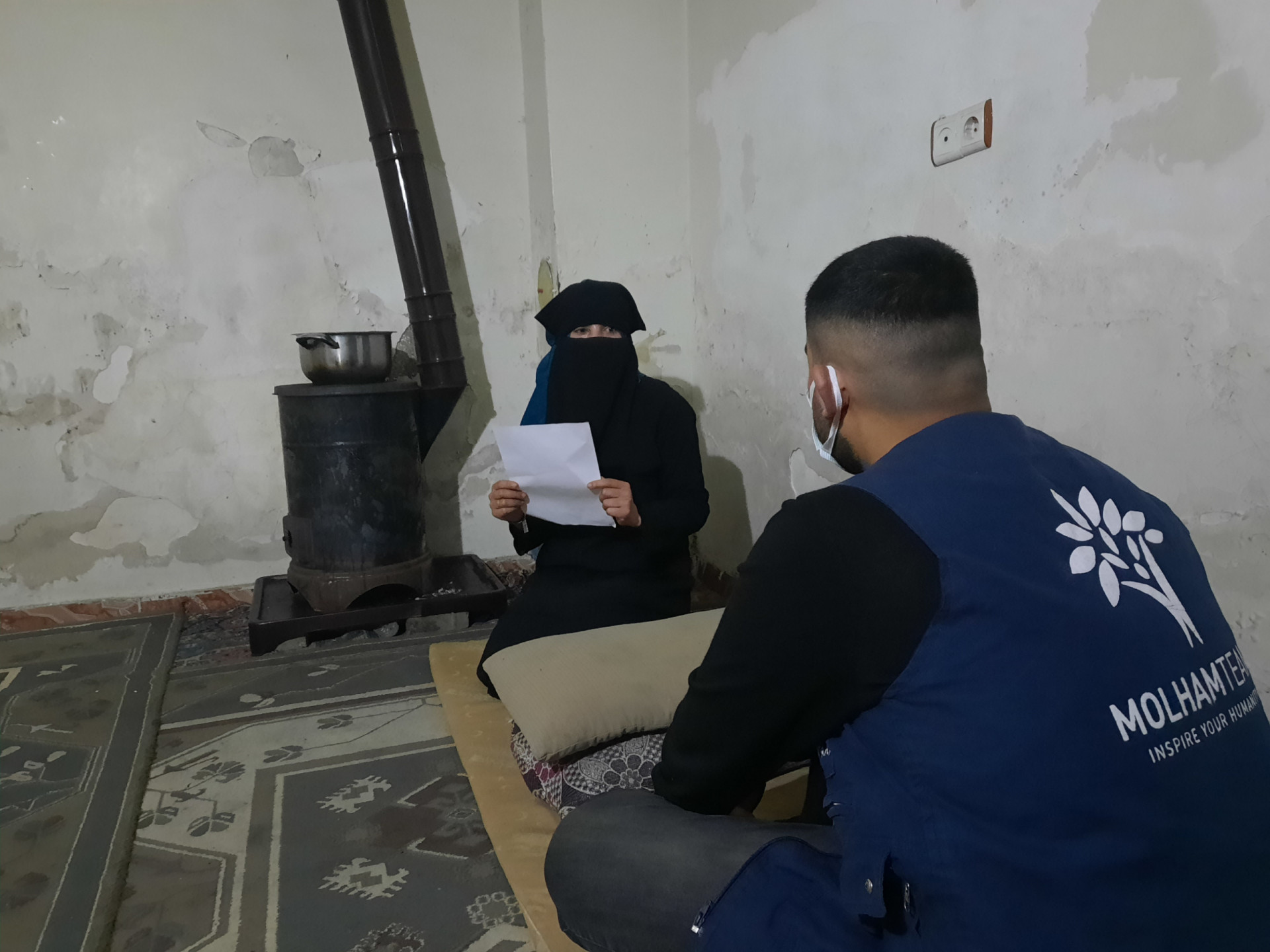 Manal and her family lives in a humid uninhabitable house