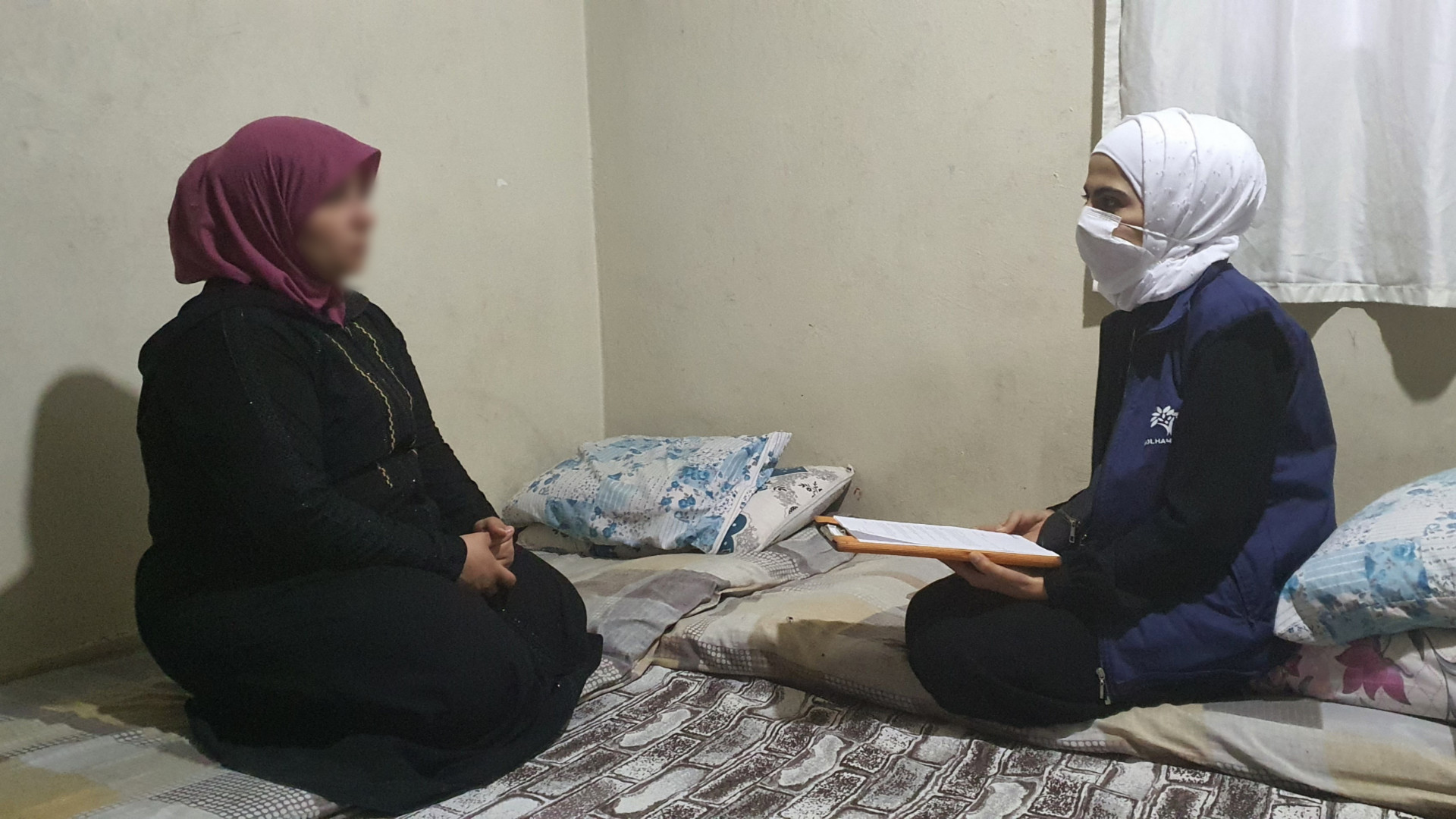 Reem is the sole provider for her children after losing her husband.