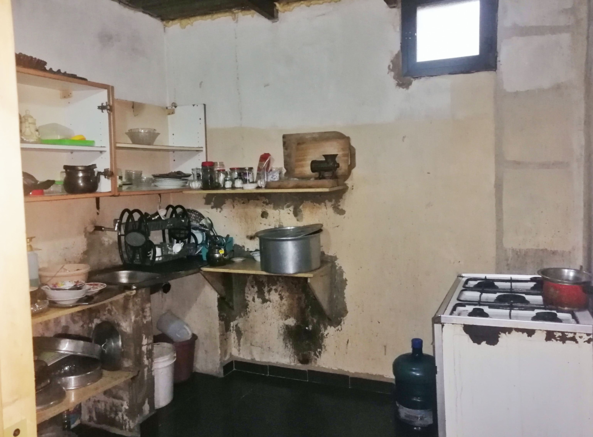 Faten and her family live in bad and difficult conditions