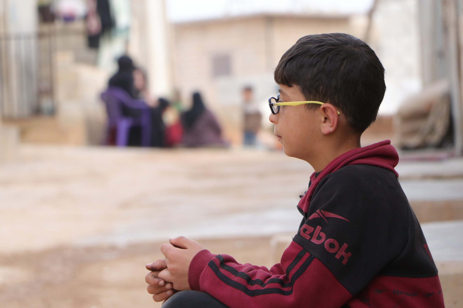 He endures pain and wishes to be able to get better to play with his friends