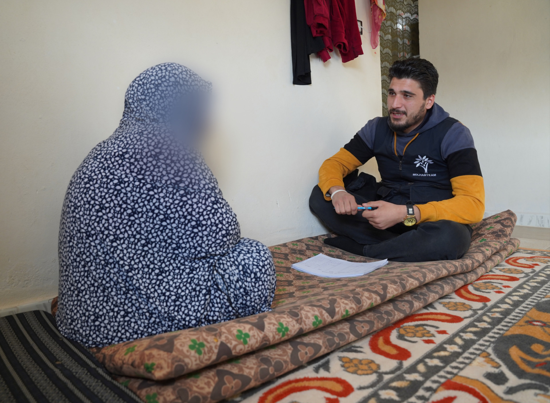 She is awaiting your generous donations, which will be the reason for her children's warmth