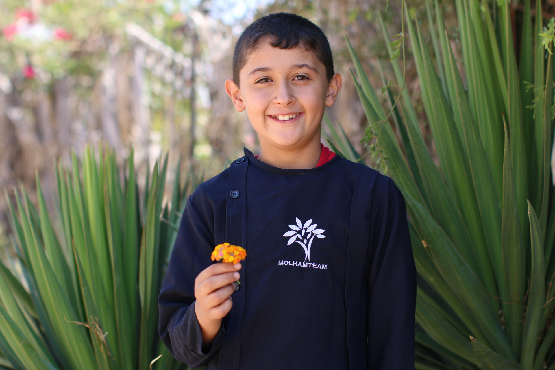 Yazan, an orphaned child who needs a sponsorship