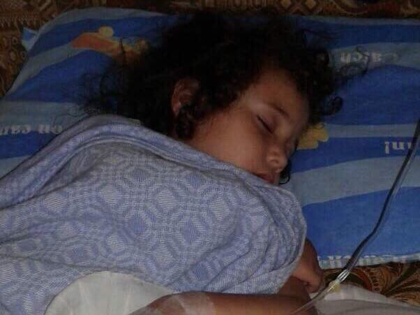 Child needing urgent hospital entry