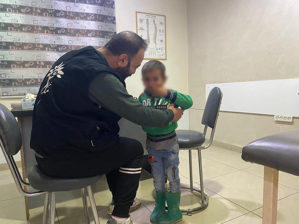 He suffers from muscular atrophy and needs your support
