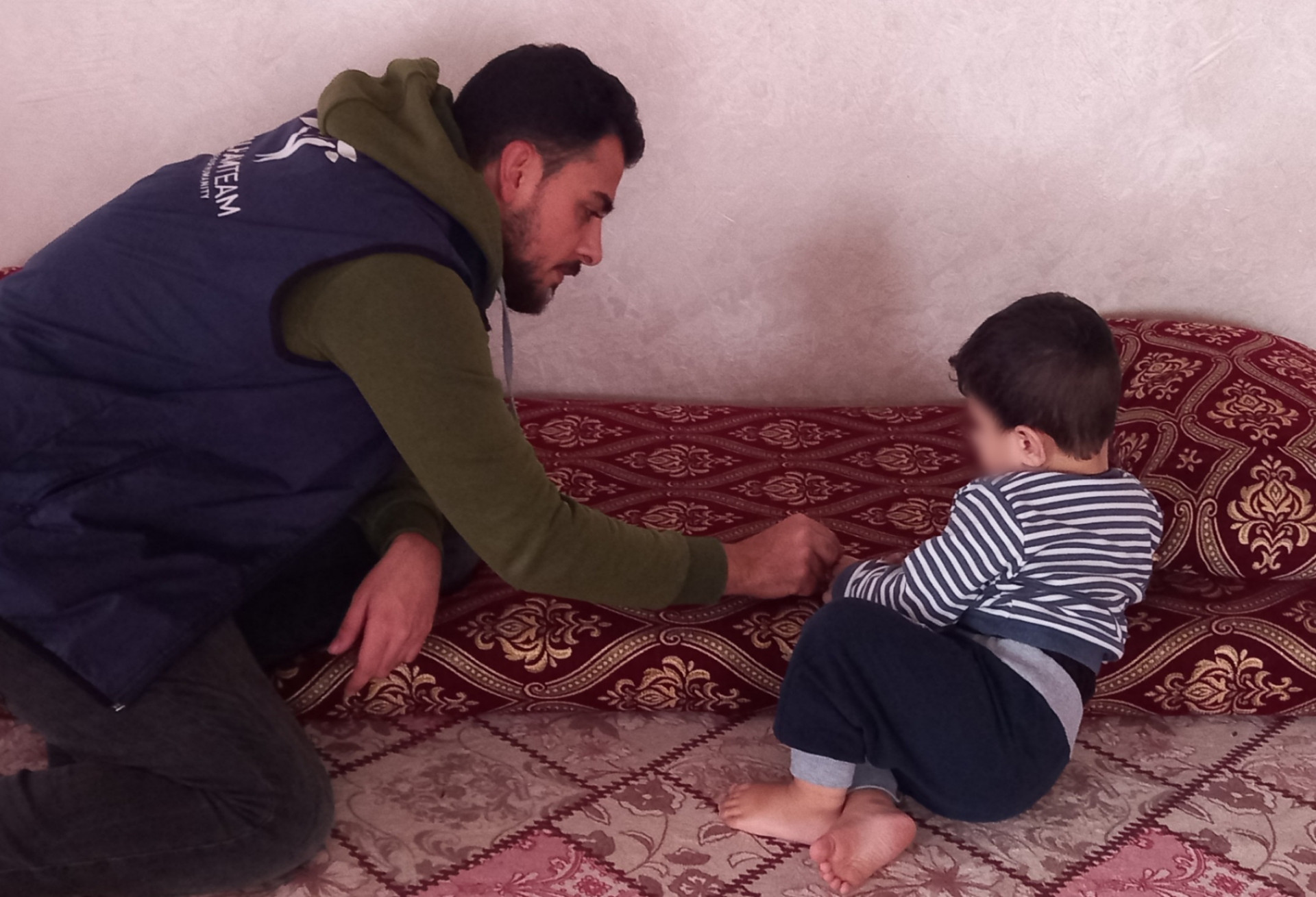 Mohammad is with congenital deformation and needs surgery