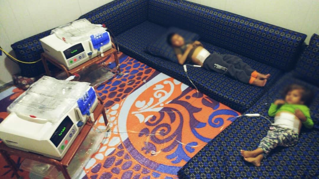 Two children have renal failure