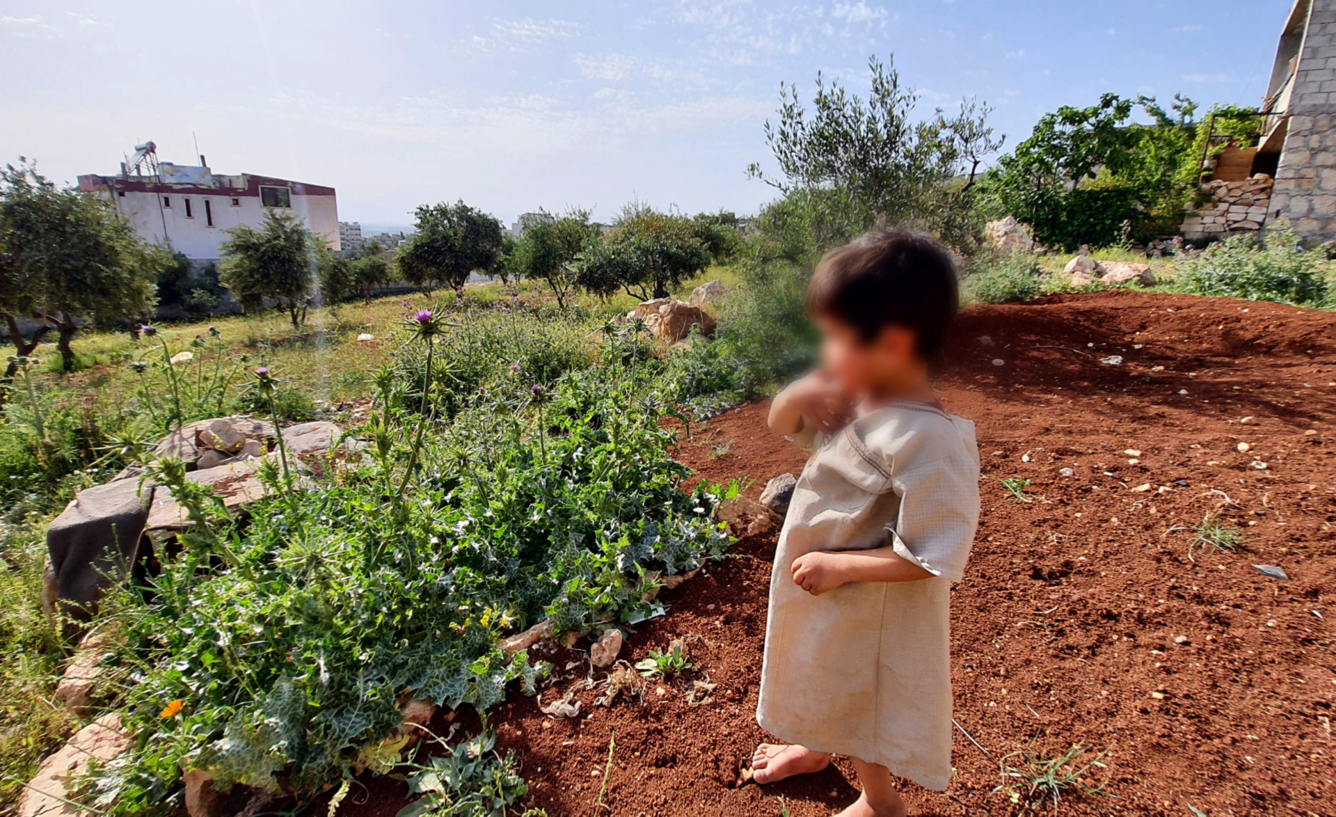 Qassim, a child that suffers from hypothyroidism