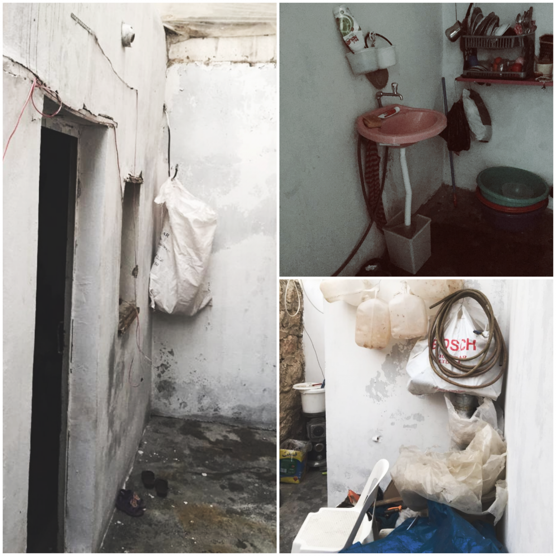 A displaced family lives in uninhabitable house!