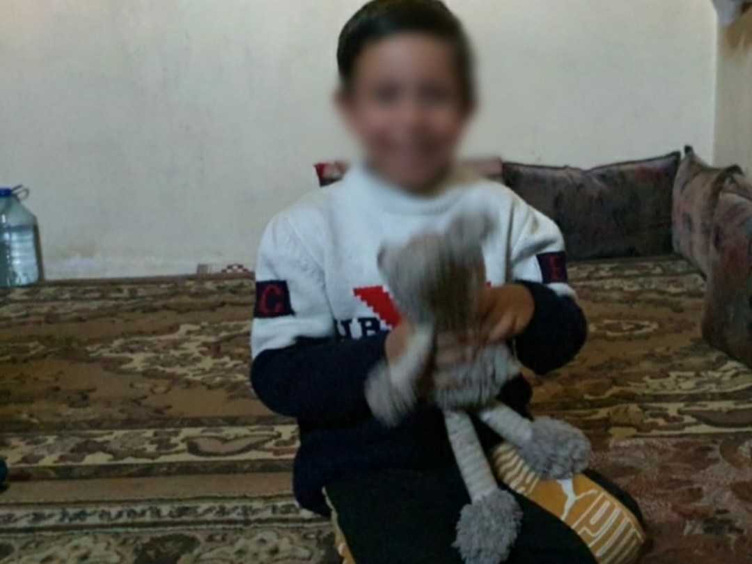 A little child is in need of physiotherapy