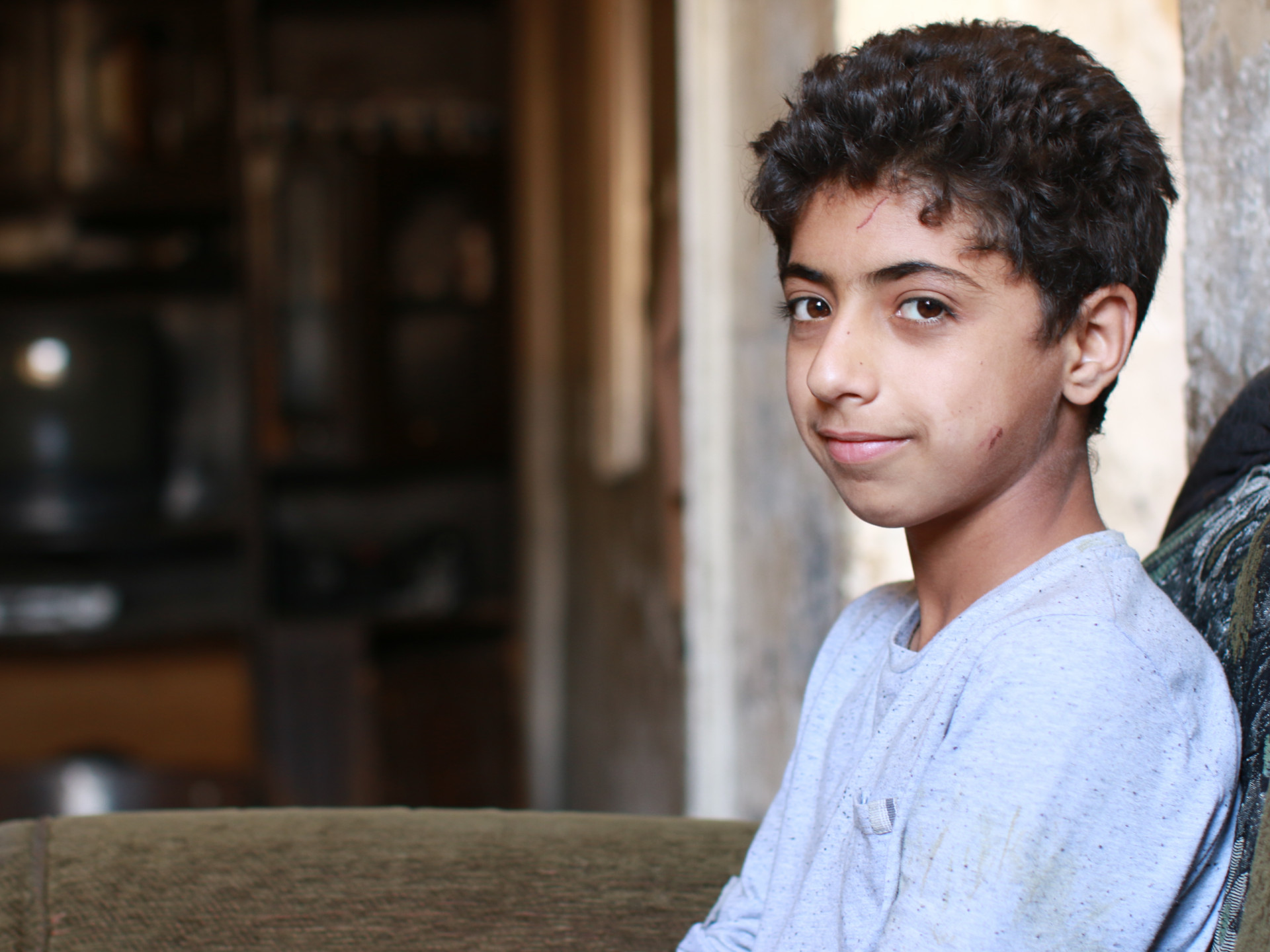 Hassan, an orphan from Idlib