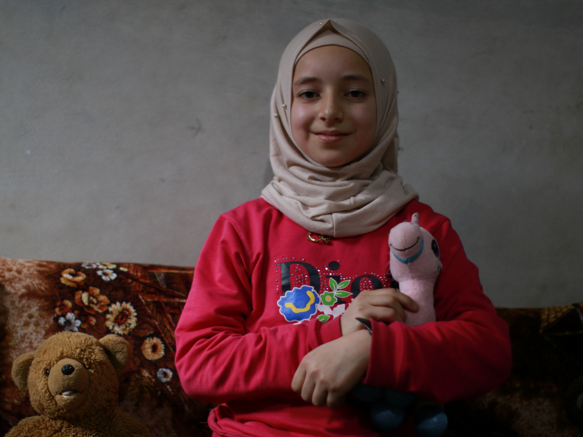 Mays is an orphan girl from Aleppo
