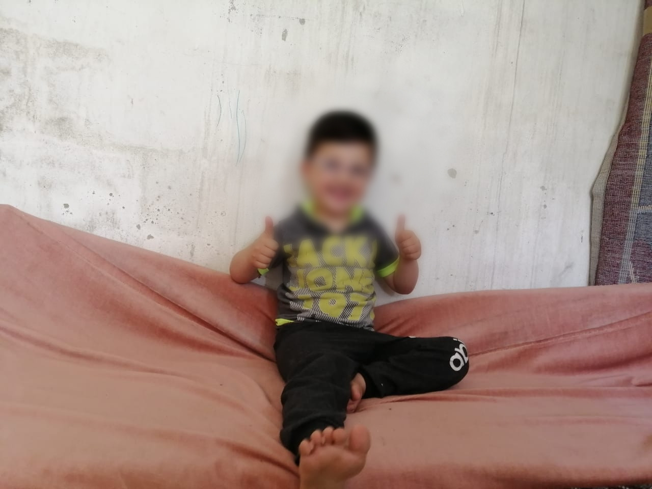 A five year old child suffering from cerebral atrophy and needs an MRI and treatment
