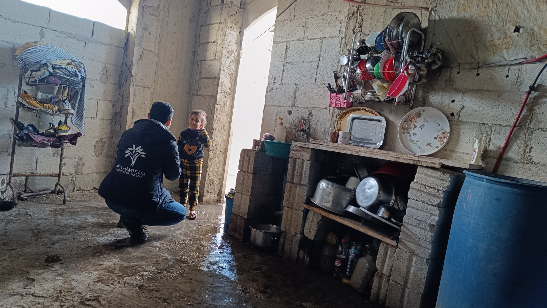 Two displaced families need your support
