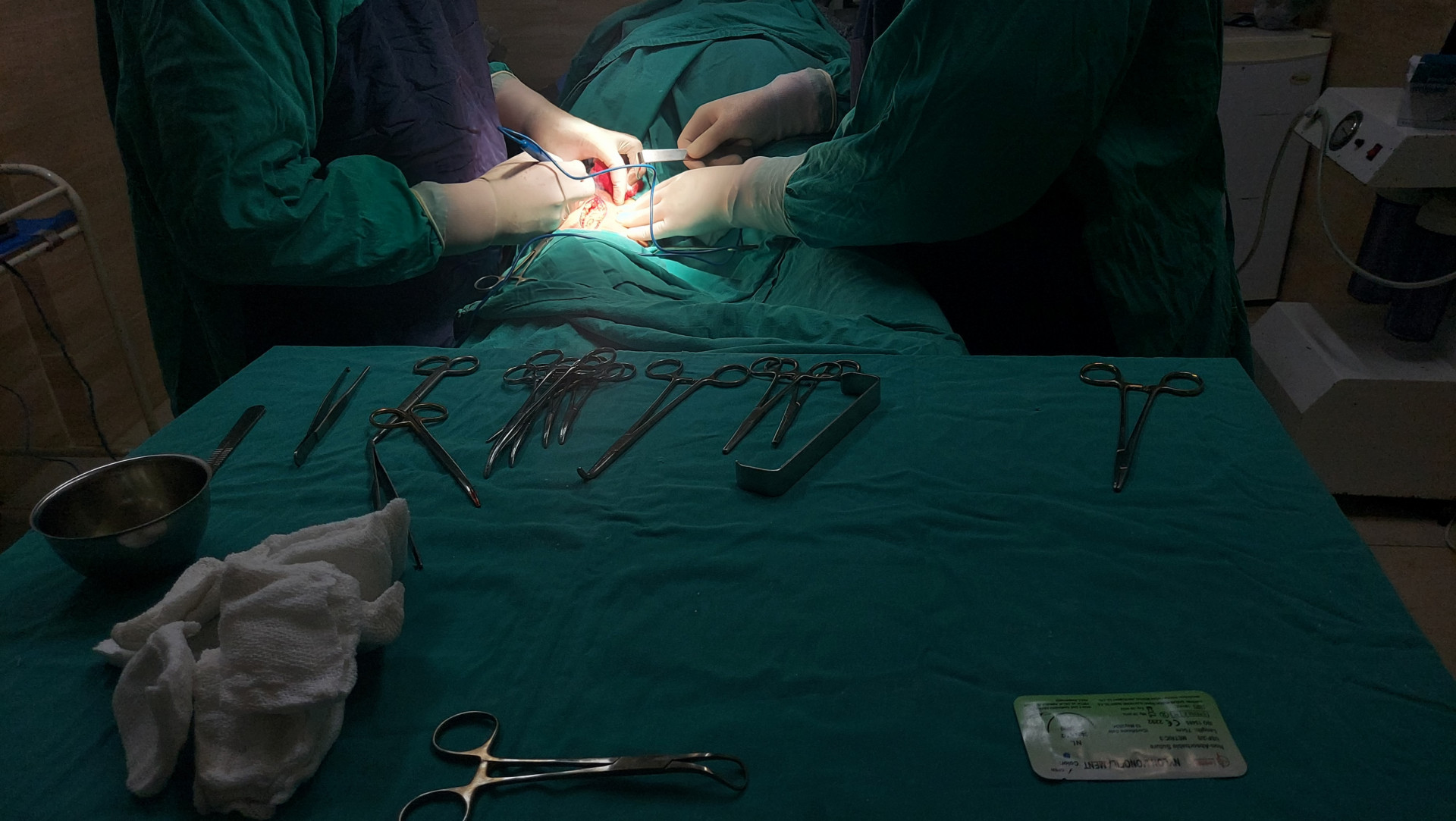 Qasem got injuried by a stray bullet and needs urgent surgery