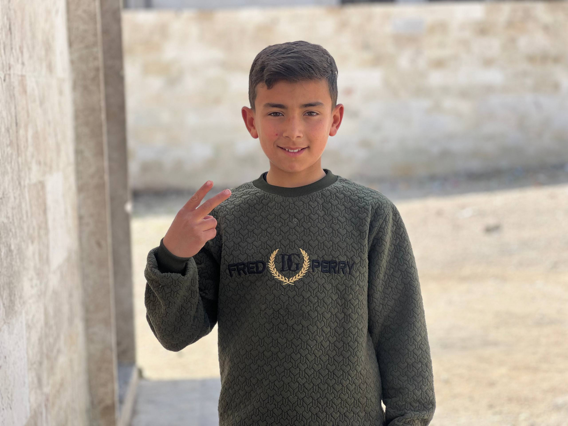 Baraa, ein Waisenkind aus Aleppo