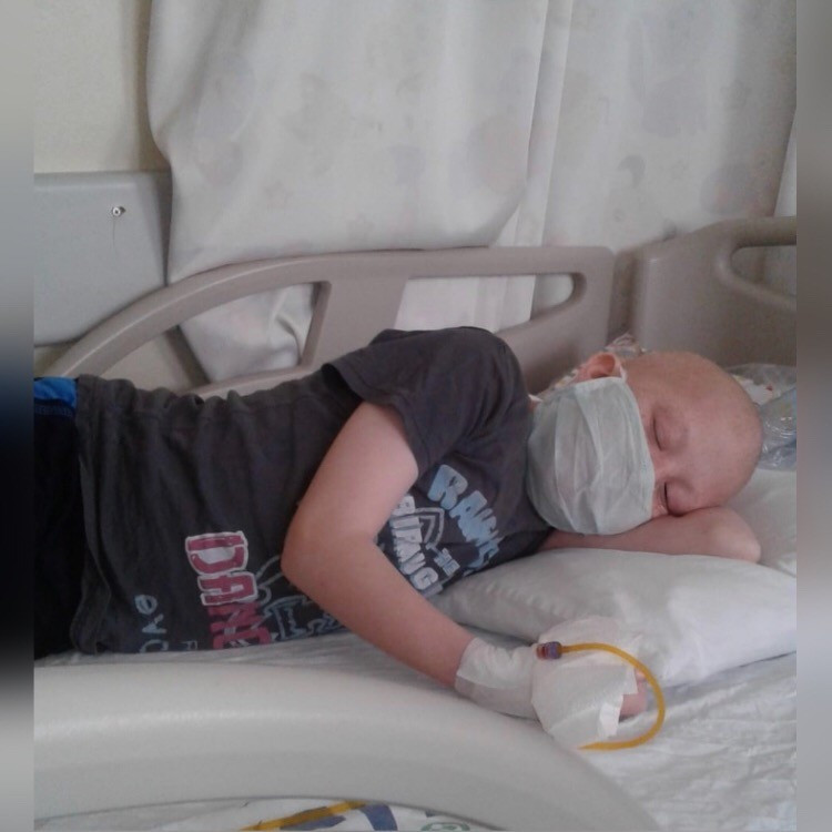 A child with leukemia needs special food