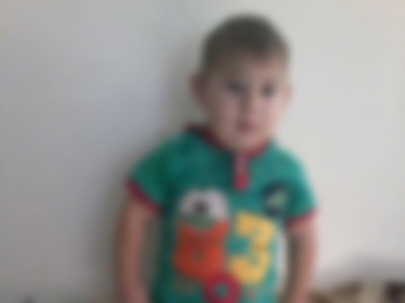 Two children suffering from permanent convulsions