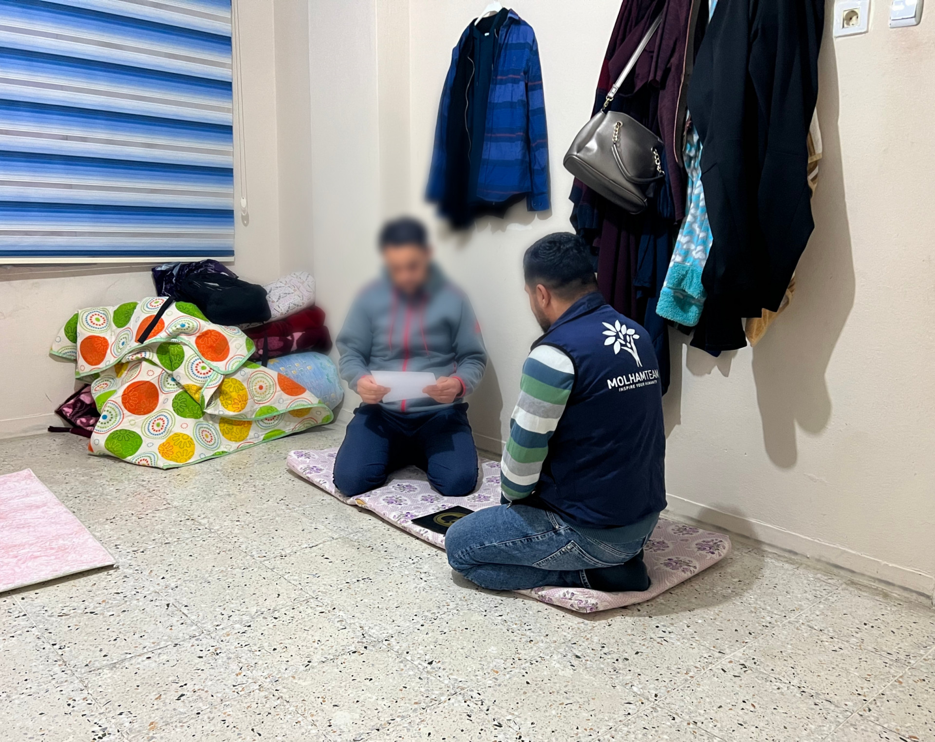 Mahmoud cannot provide for his family because of unemployment and increased living expenses