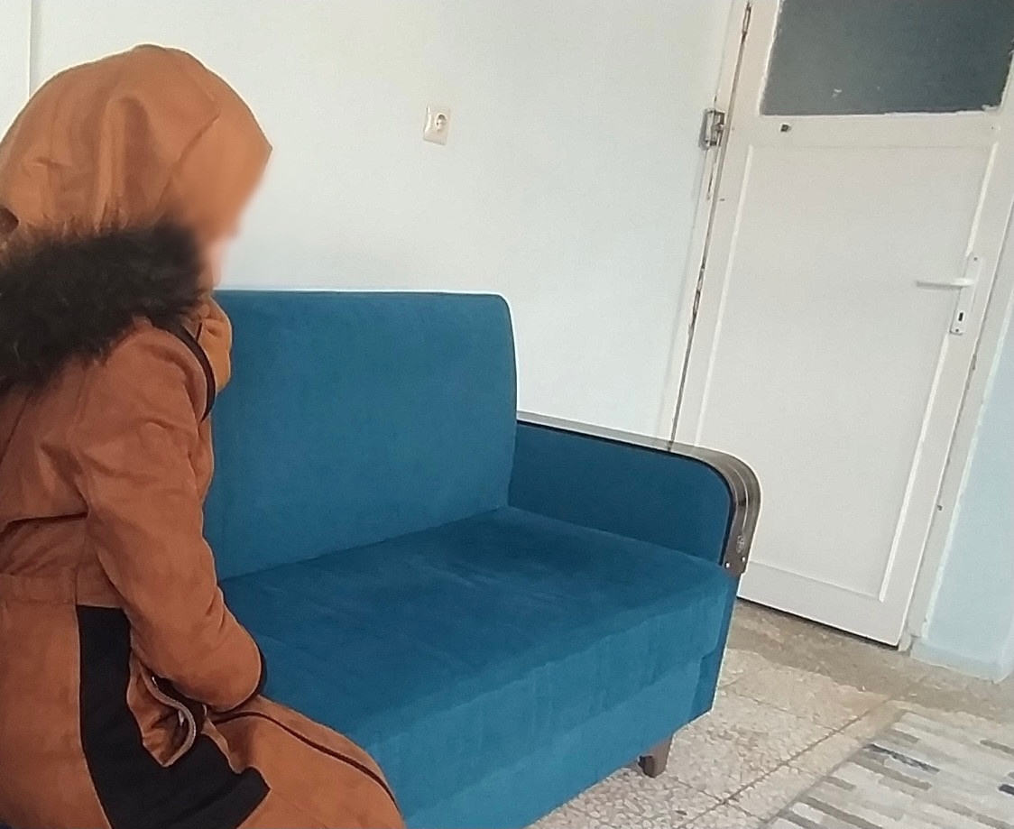 A young woman looks for your help to save her eye.