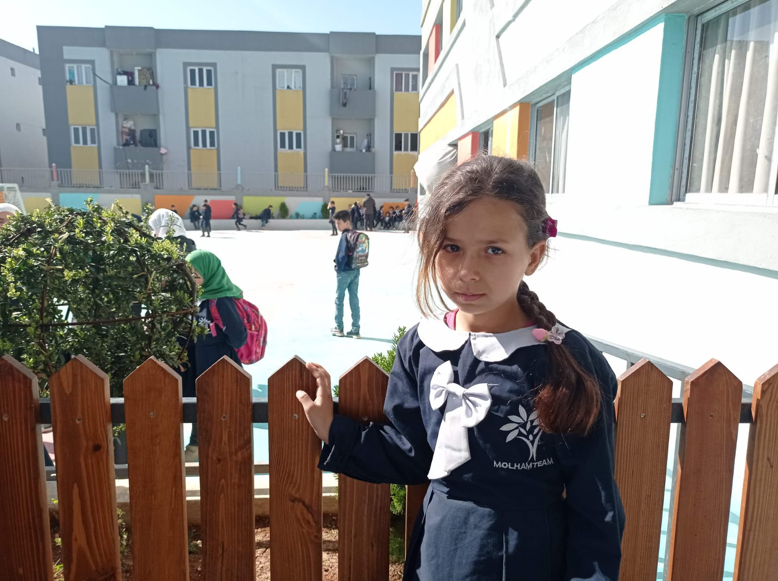 Rayan is a child who wishes to become a teacher.