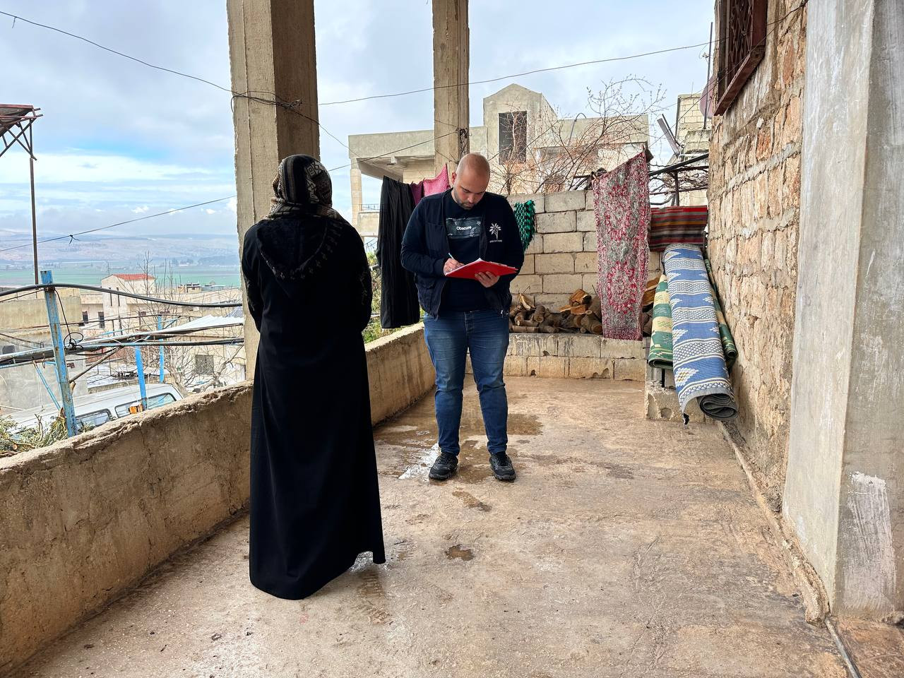 Faten and her four daughters need a living allowance