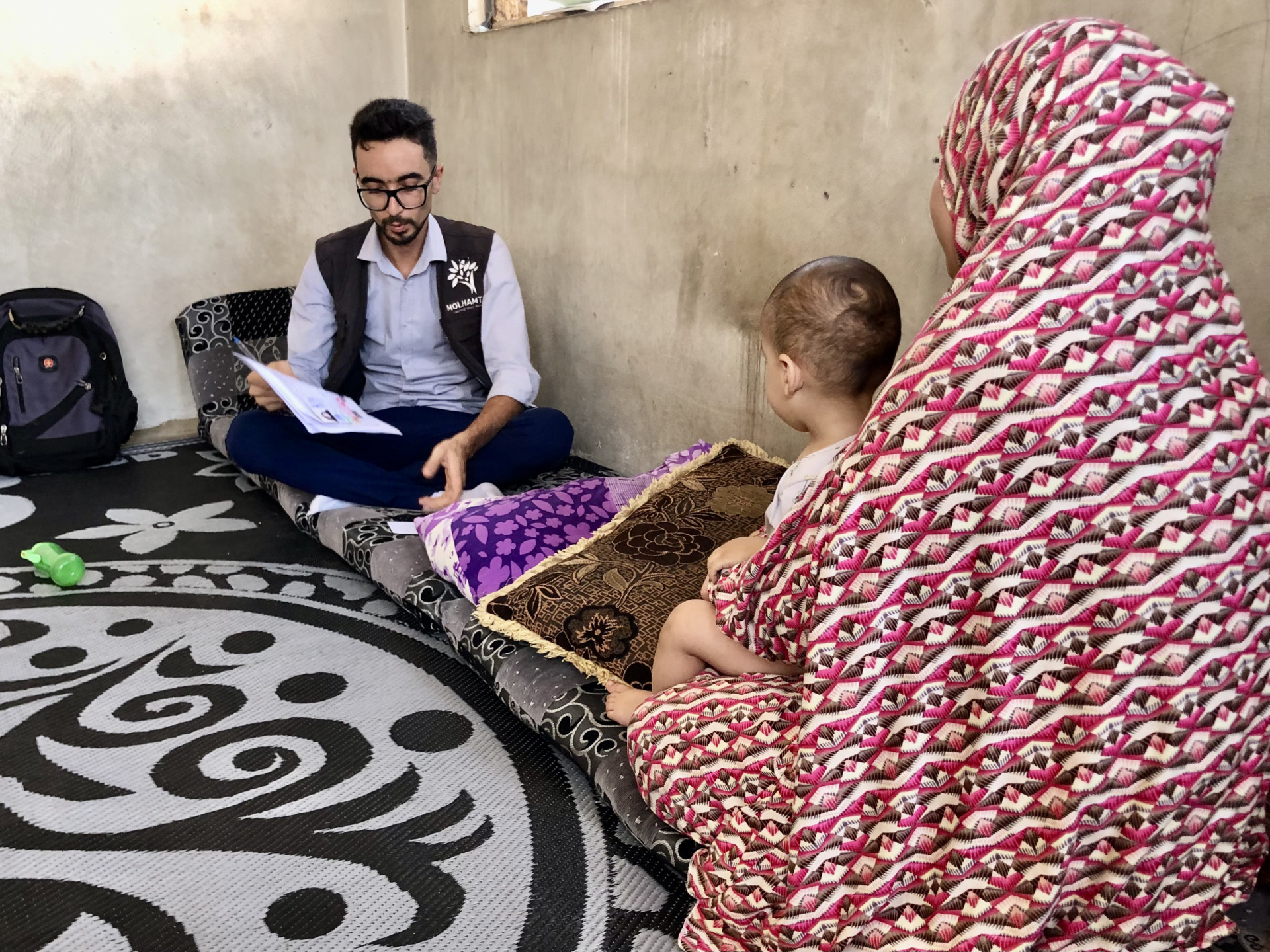 Mariam and her children are threatened to be evicted with her children