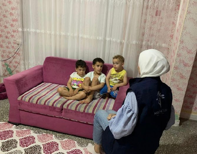 The forced relocation following their displacement devastated Hala's life and left her children in ruin.