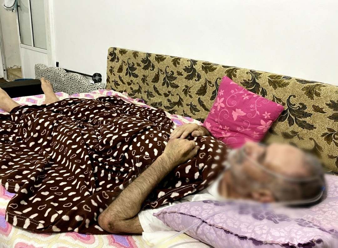 An Elderly Man Needs a CT Scan following his Covid19 Infections