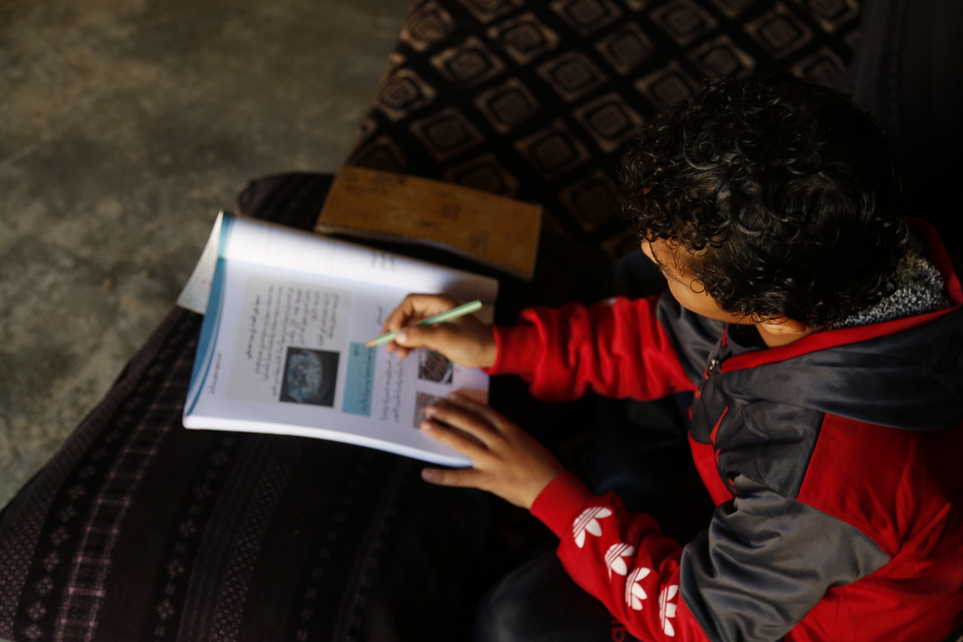 Bilal, an orphan from rural Aleppo