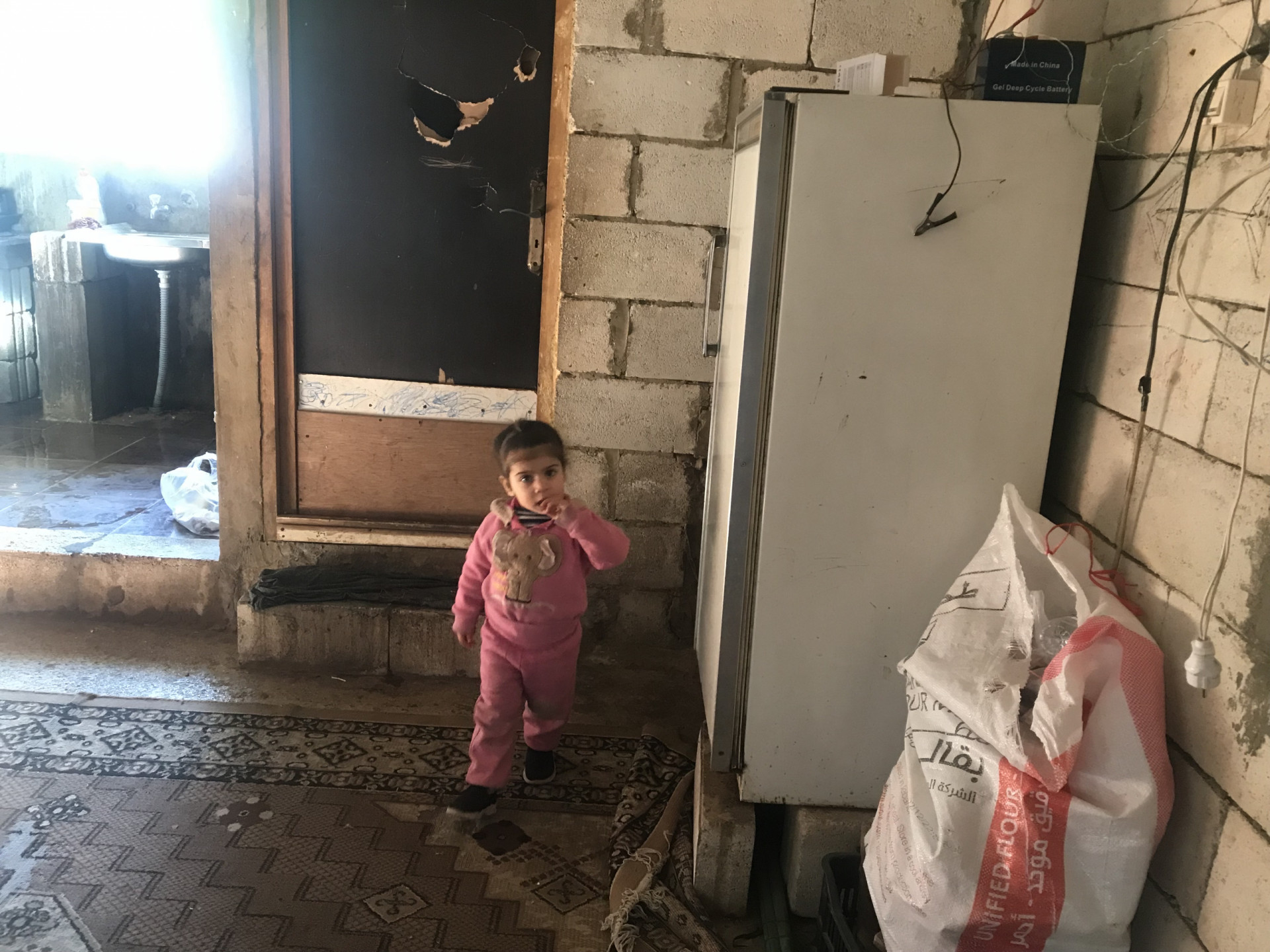 A Syrian family suffers from poverty and displacement.