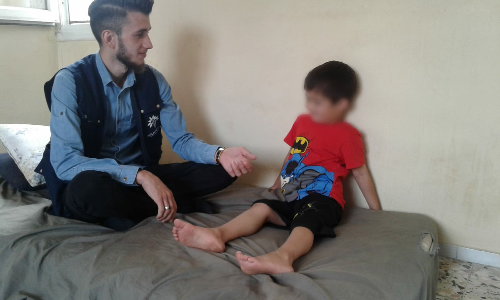 A child has thalassemia and needs your help.