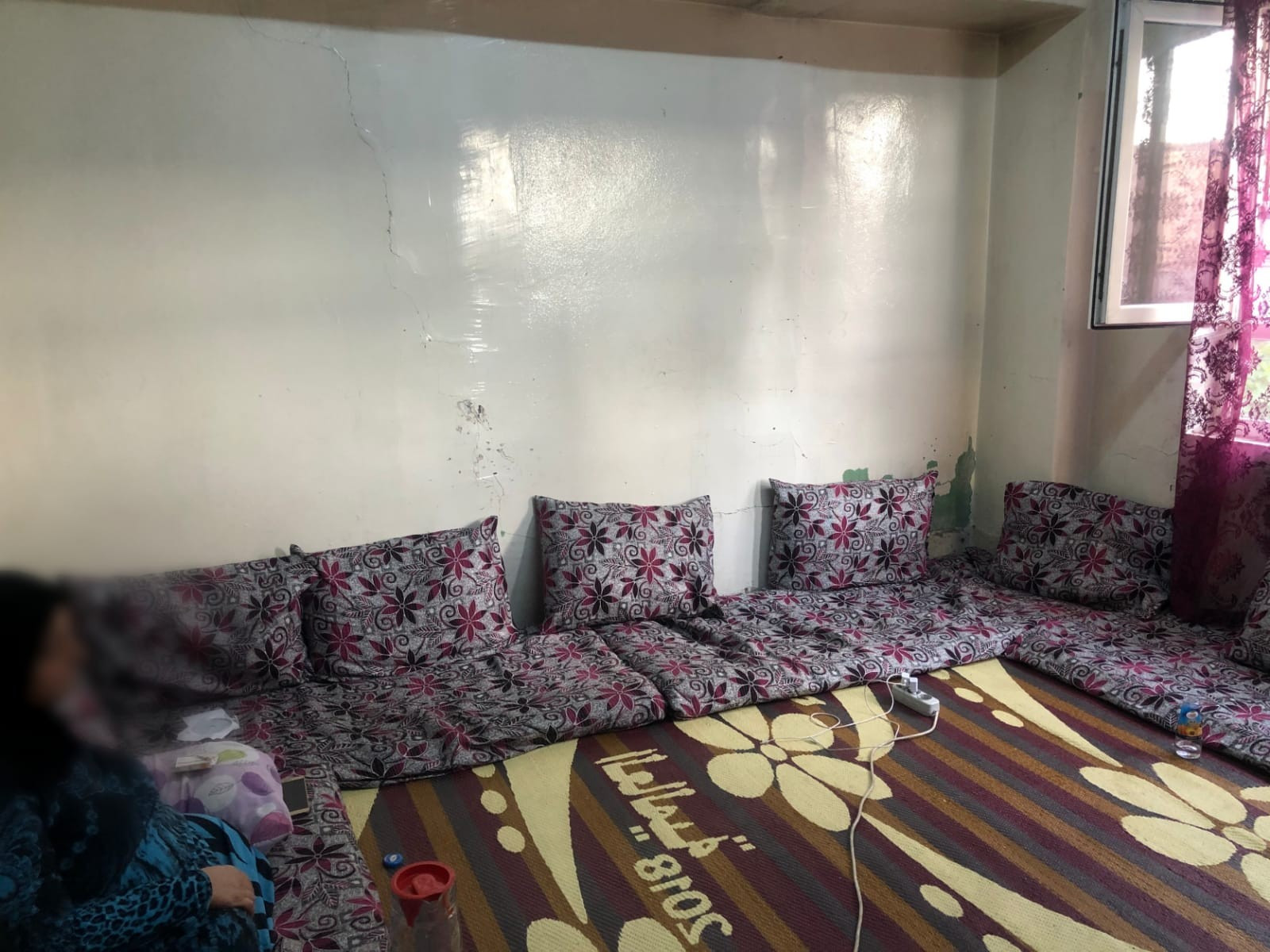 A displaced family needs the rent of their house.