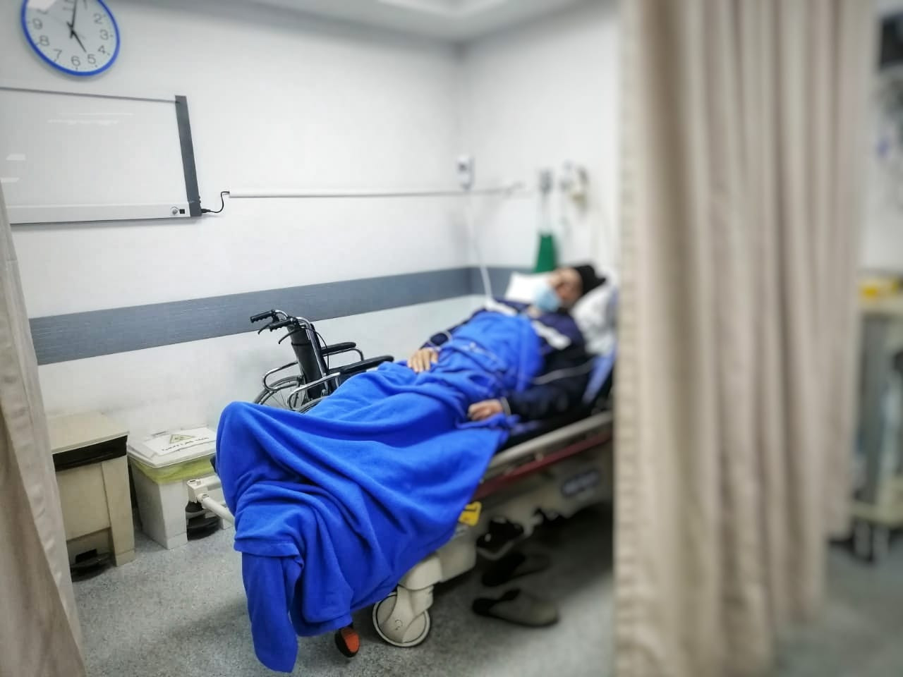 A sick man needs urgent surgery