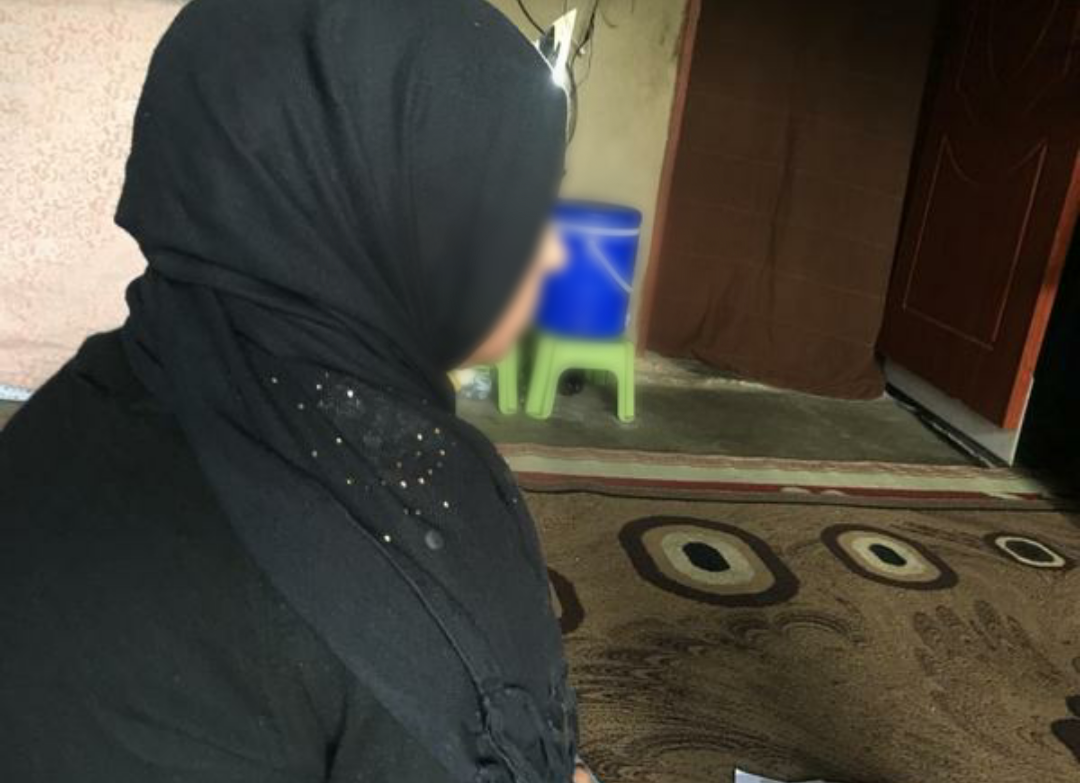 A woman with a breast abscess