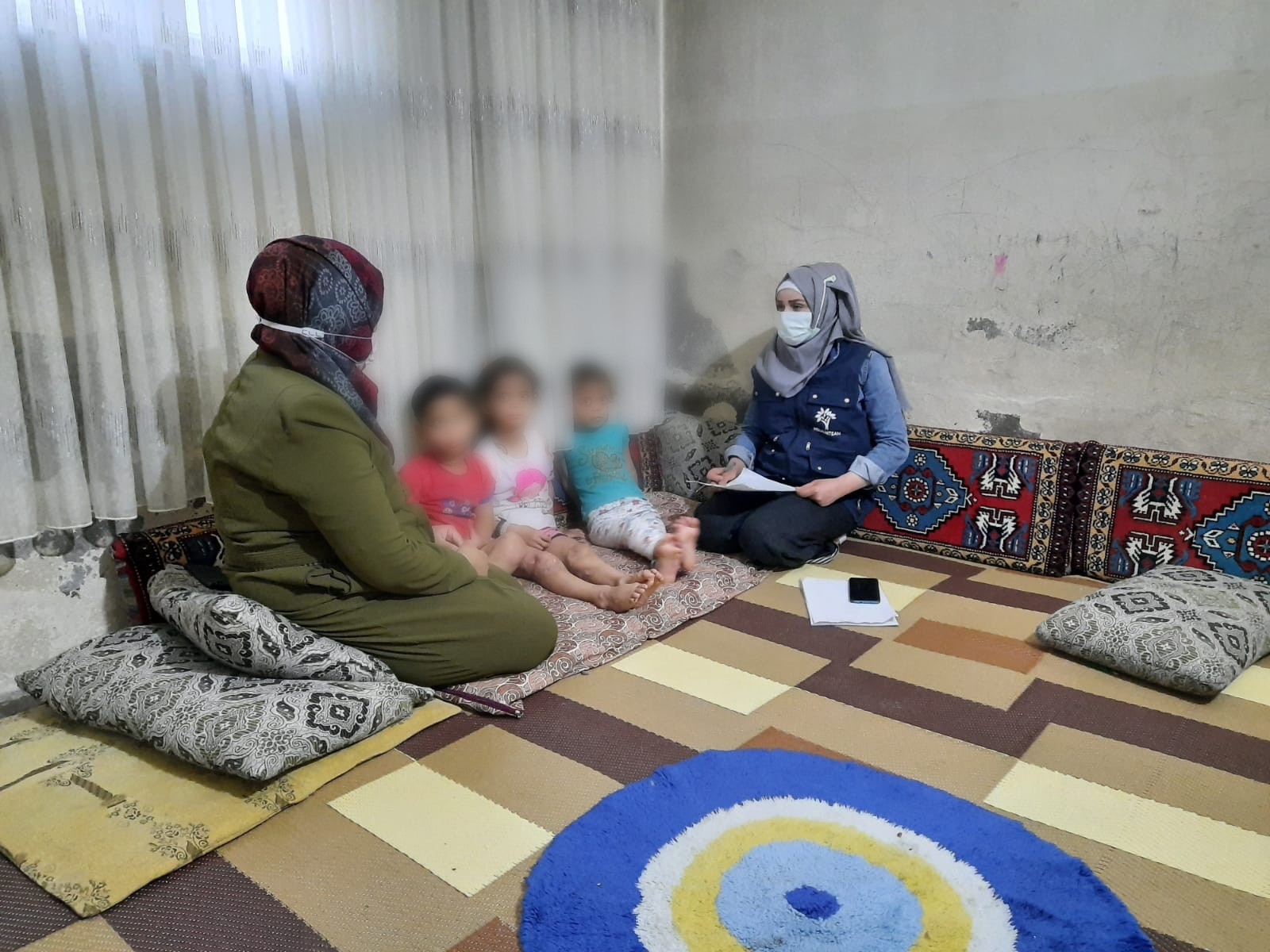 A displaced family needs your urgent help.