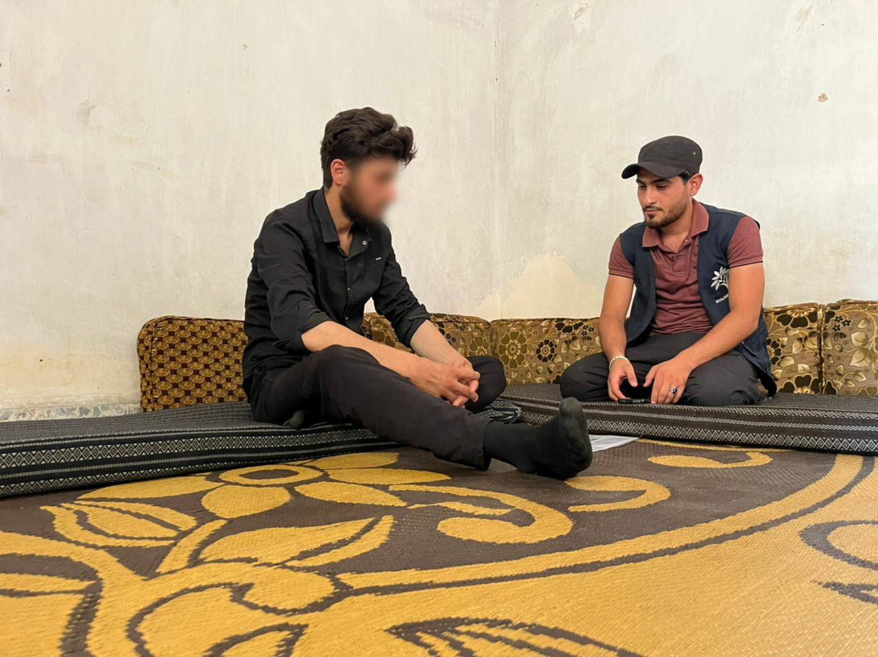 Muhammad cannot afford treatment or his family's needs due to his injury