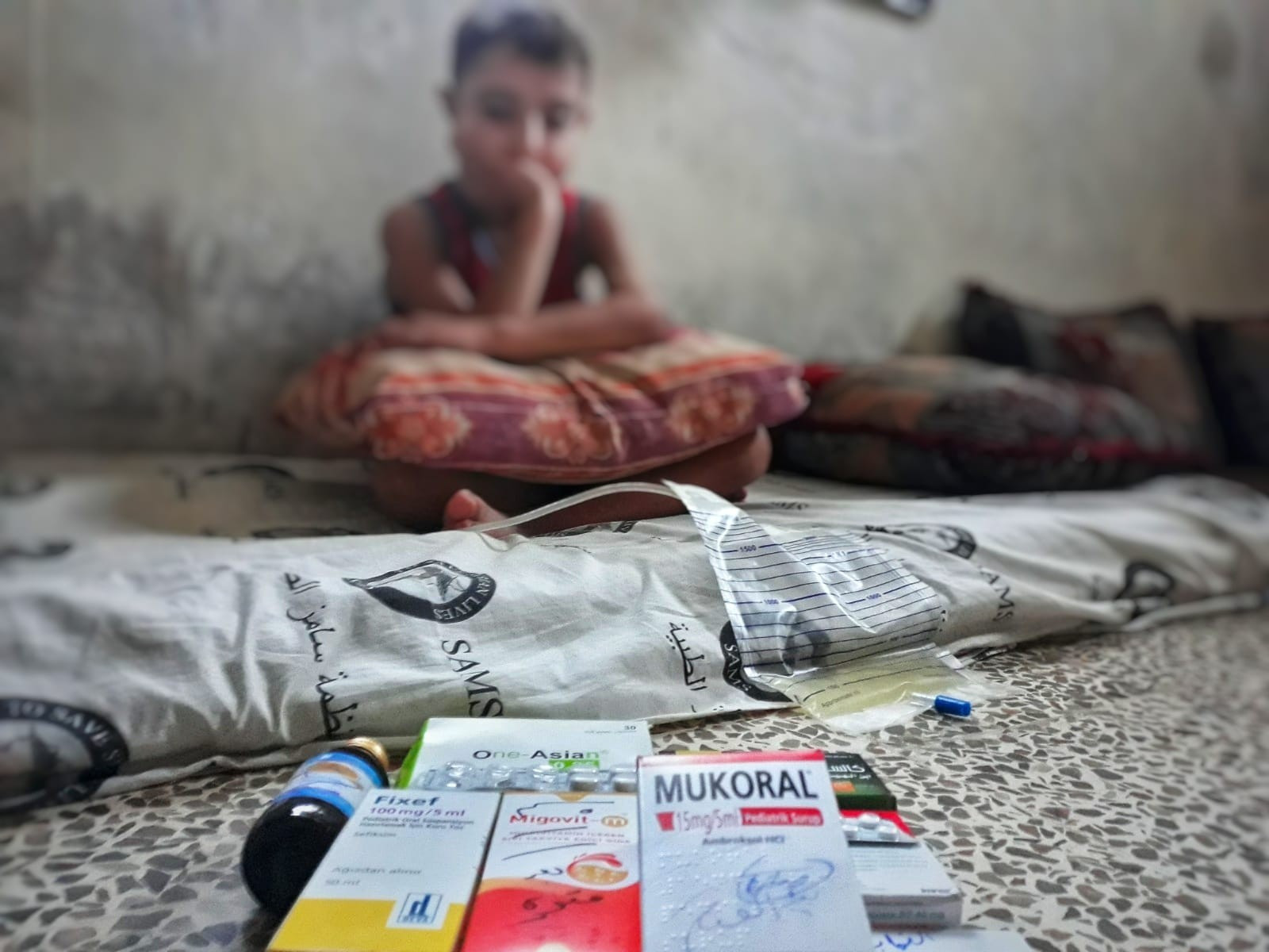 Ein Kind leidet an Herzinsuffizienz