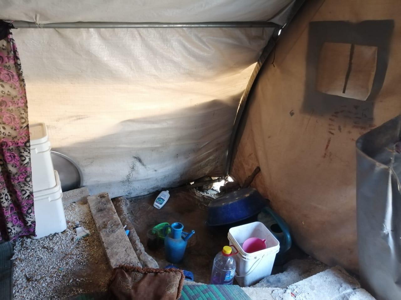 A displaced family needs support