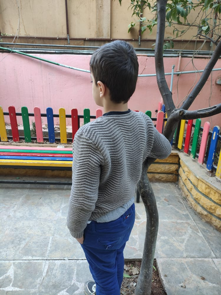 Omar, an orphan from Hama