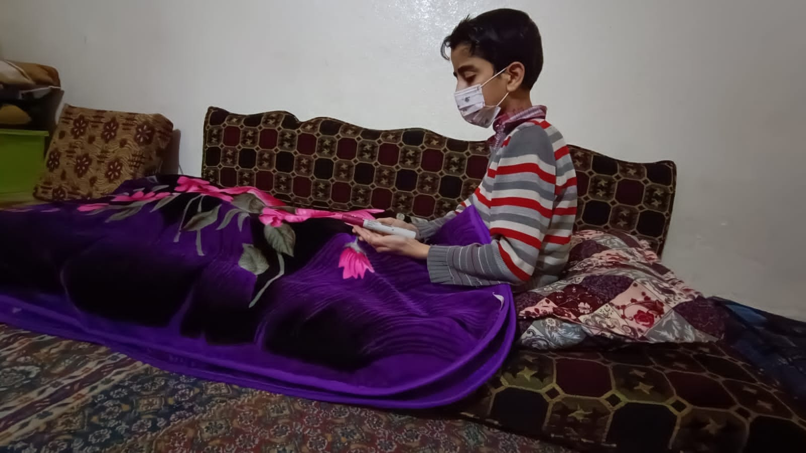 Your kind donations will heal his pain after Allah