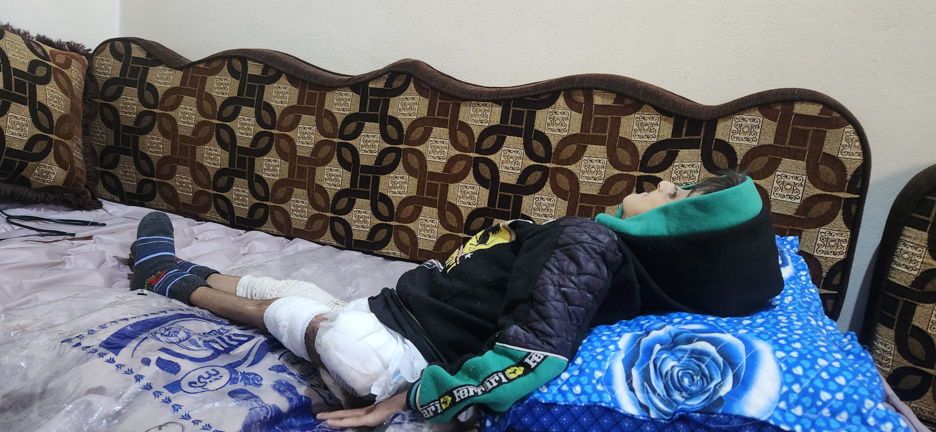 Ahmed needs your help to reduce his pain.