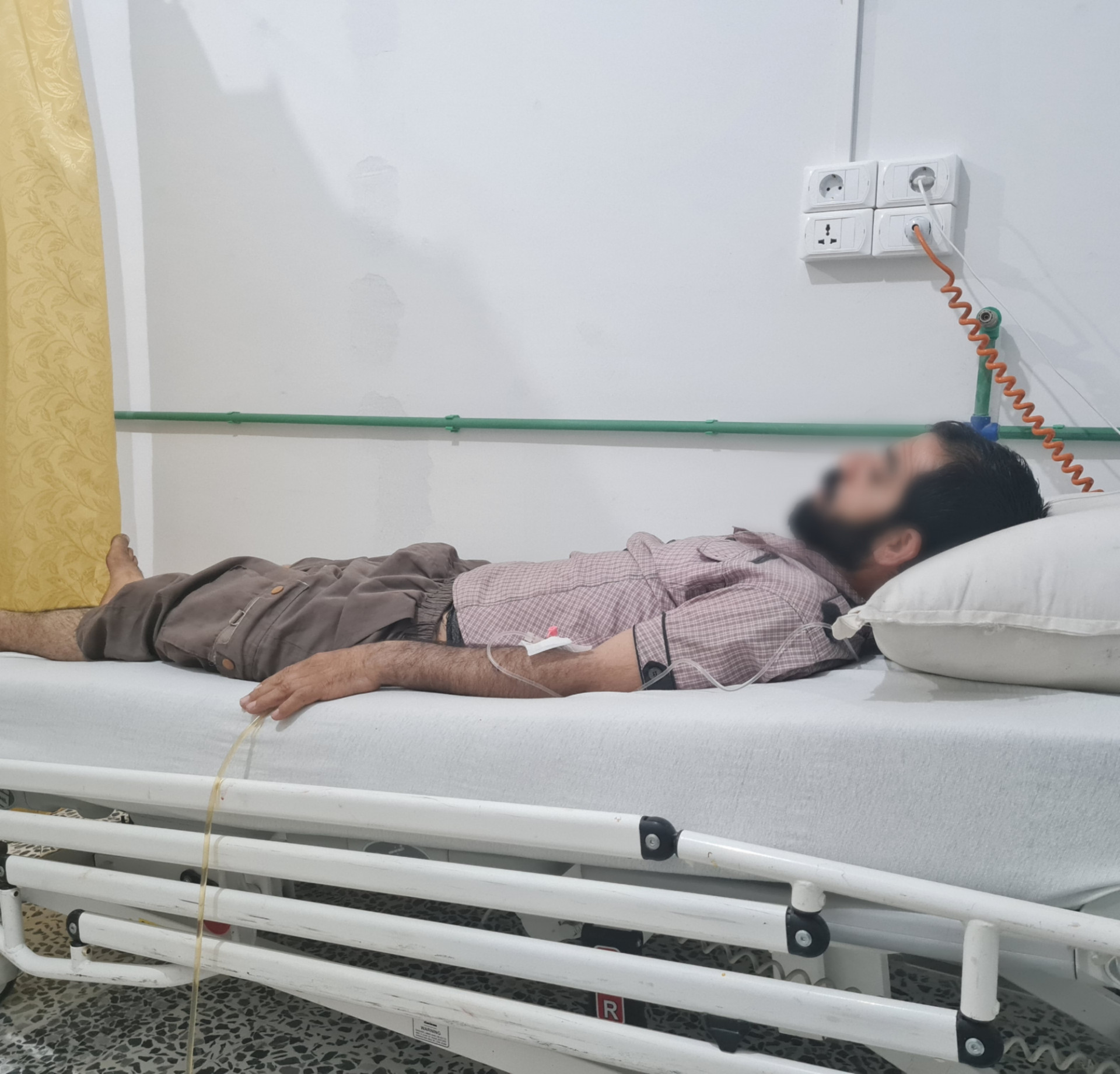 A work accident left Abdul Hai paralyzed and in need of surgery to fix the vertebrae.