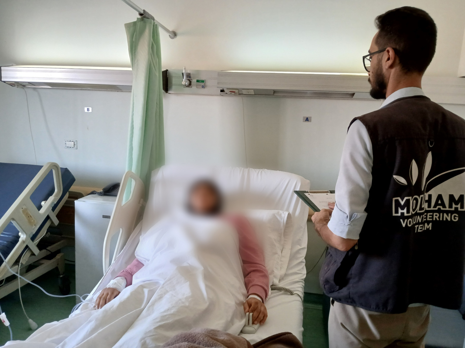 Fatima is suffering after her appendix ruptured.