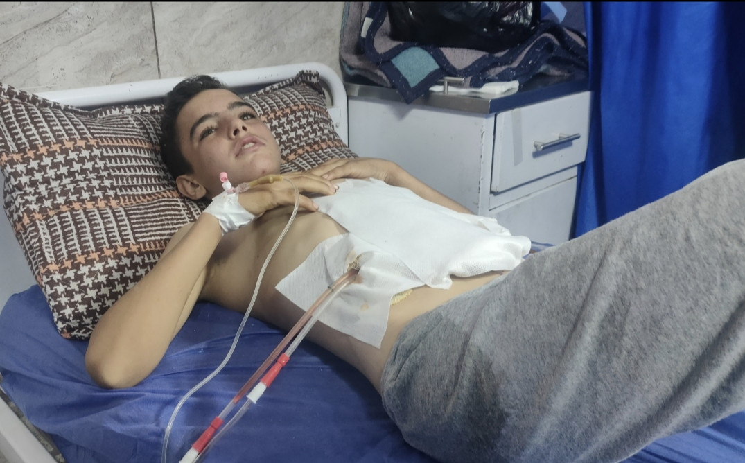 A painful injury and a life without basic necessities!