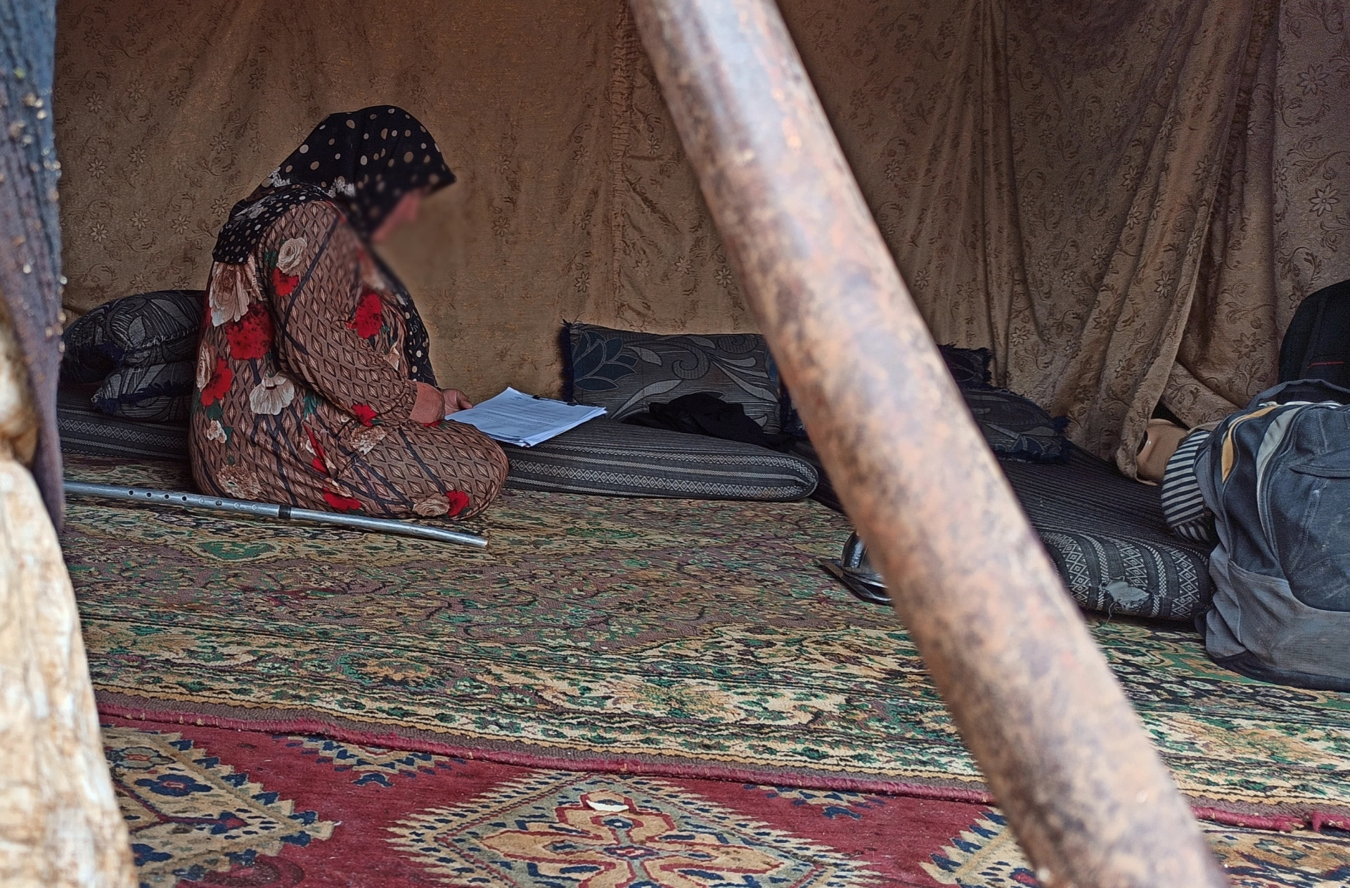 Amina lost her foot and was abandoned by her husband