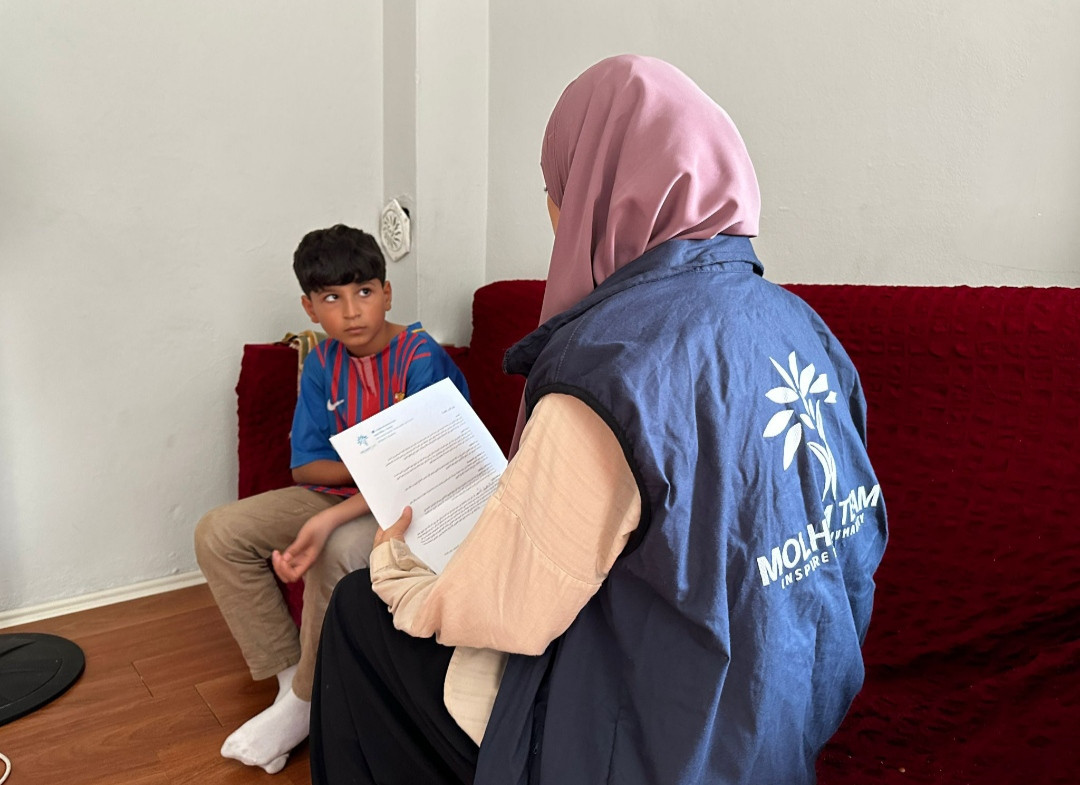 Youssef and his family live very bad living conditions.
