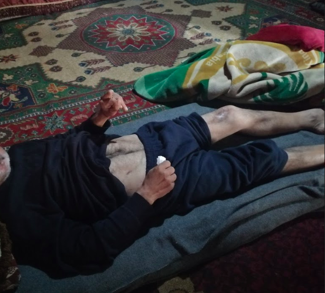A sick man in need for surgeyr